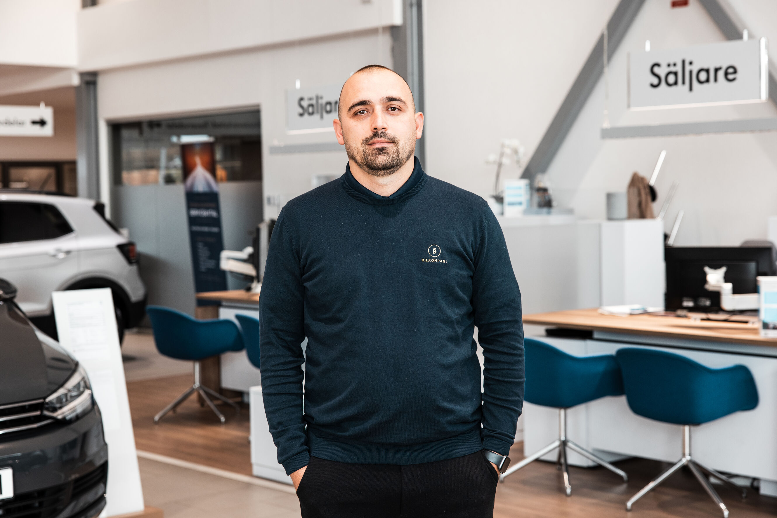 Dzevad Osmankic på Bilkompani Kalmar Södra