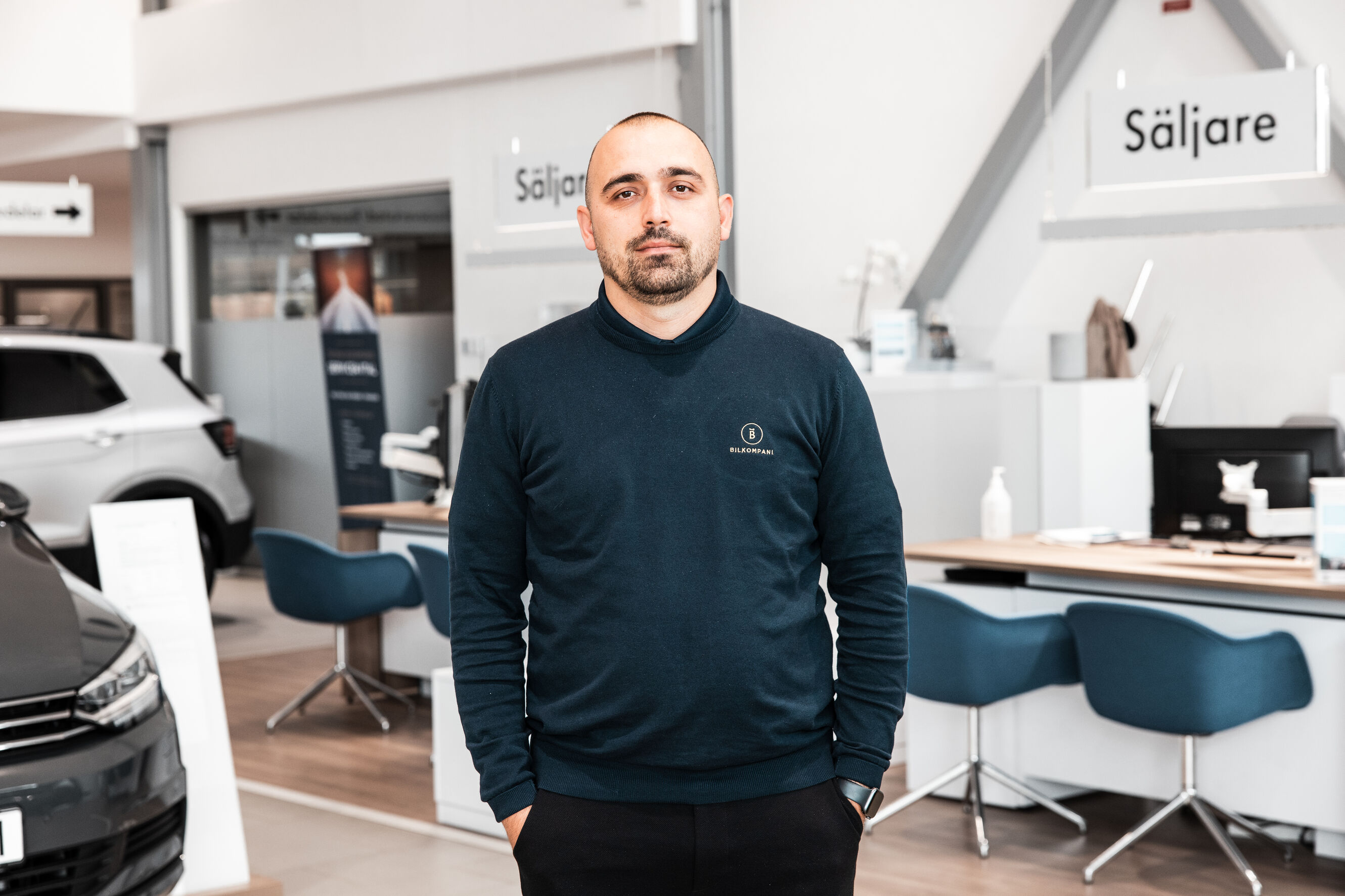 Dzevad Osmankic på Bilkompani Kalmar Södra