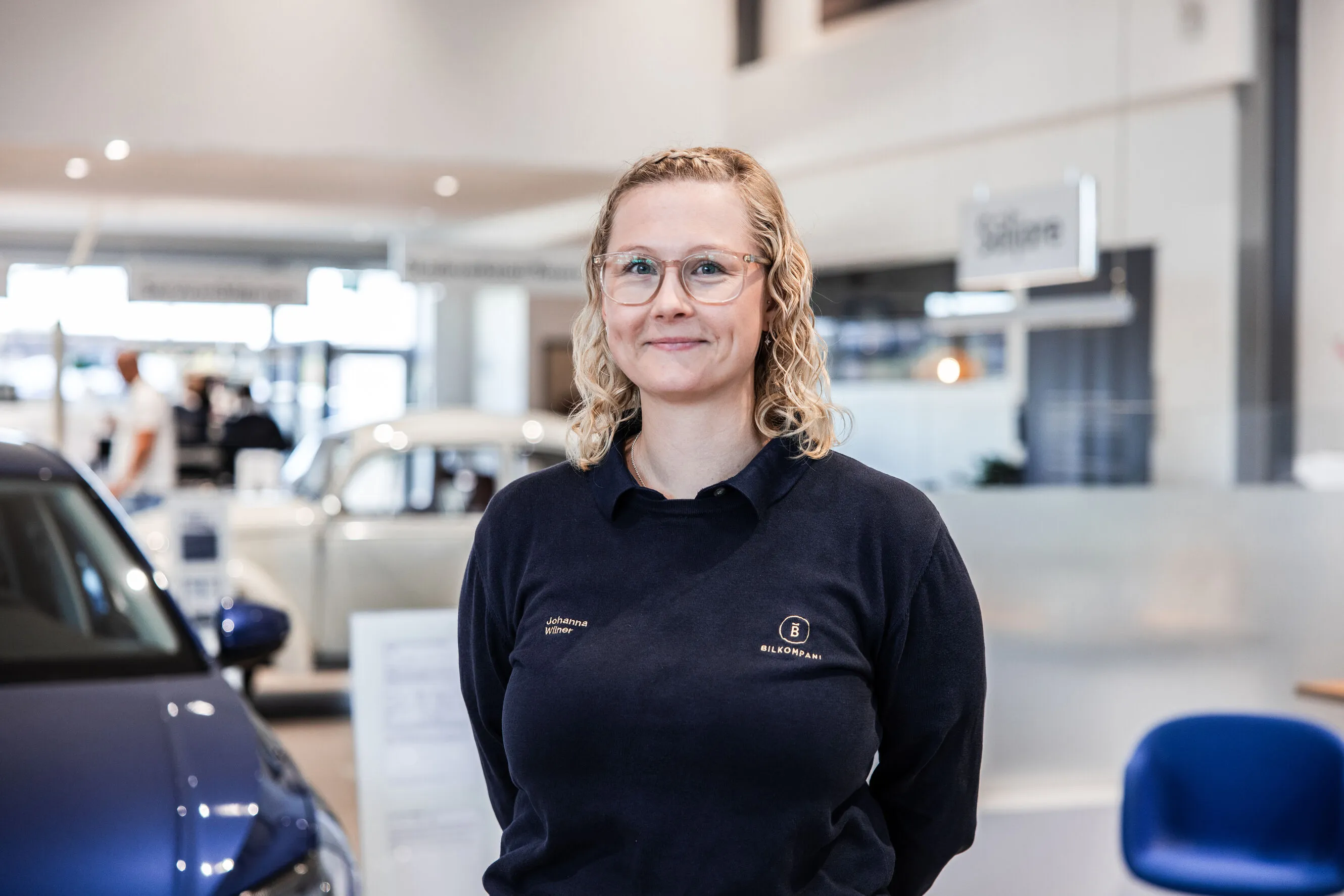 Johanna Wilner på Bilkompani Kalmar