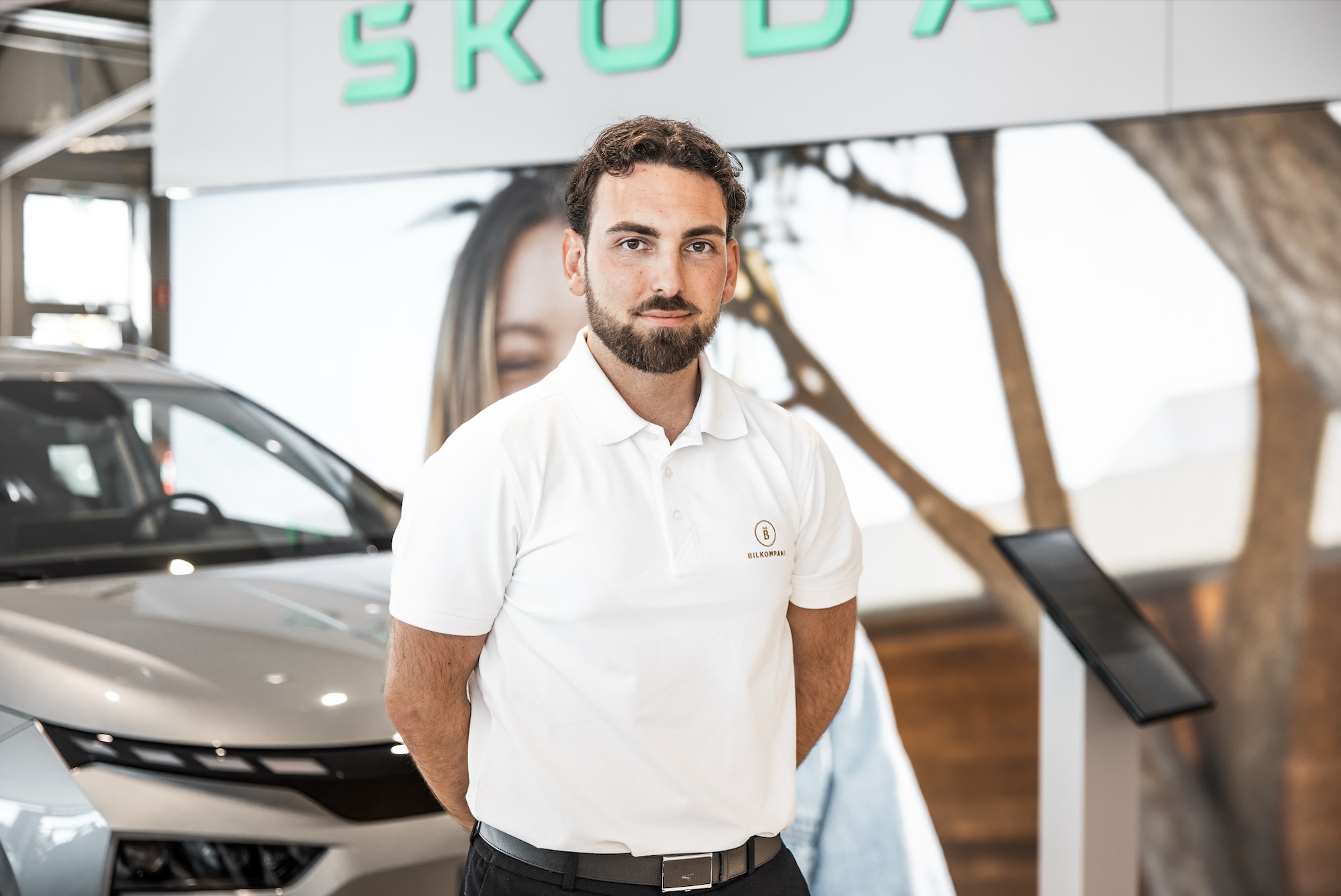 Simon Toulikas på Bilkompani Kalmar